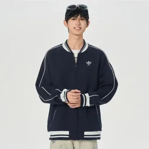 Reps Adidas Jacket Green High-Quality Materials Spring Autumn Winter And