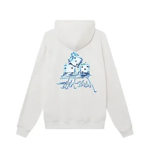 AAA Stussy Hoodie Ash Cotton Pure Combed Streetwear Autumn Early