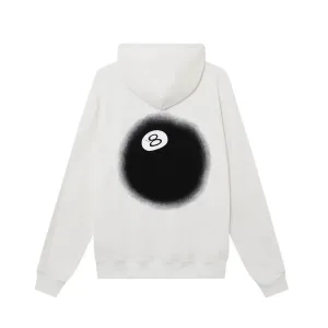 AAA Stussy Hoodie Ash Cotton Pure Combed Streetwear Autumn Early