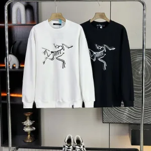 Luxury Archaeopteryx Hoodie Red Cotton Pure Exquisite Workmanship Spring Autumn