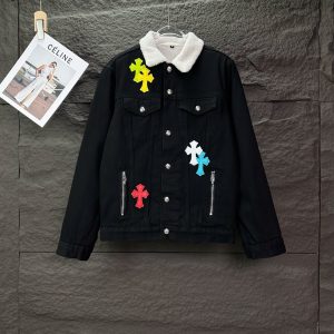 Luxury Chrome Hearts Denim Outerwear