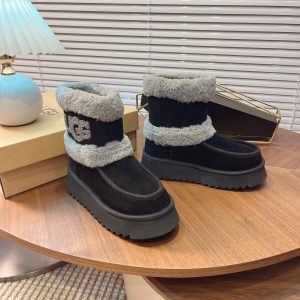 Designer Ugg Cowhide Snow Boots For Fall