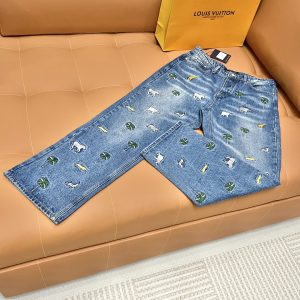 1:1 Louis Vuitton Denim Trousers For Spring