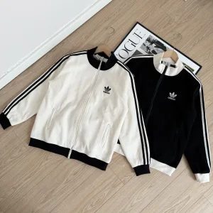 Luxury AAA Adidas Coat Red Suitable For All Body Types Street Style