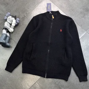 Reps Ralph Lauren Long-Sleeved Shirt Black Autumn Winter Flattering Fit For All Body Types