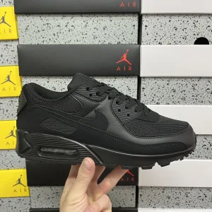 Luxury Designer Nike Air Max 90 Black Running