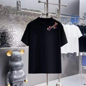 Luxury Aaa Chanel Cotton Short-Sleeved T-Shirt