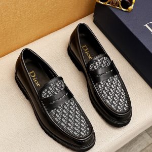 Luxury Aaa Dior Cowhide Leather Shoes