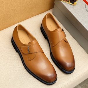 Designer High Quality Prada Calfskin Leather Shoes