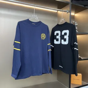 Luxury Reps Chrome Hearts Long Sleeves Blue Cotton Silk