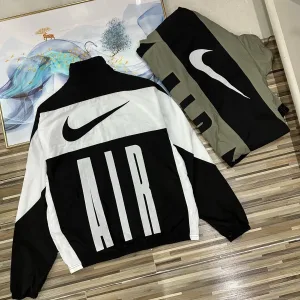 AAA Nike Coat Red Spring Summer Autumn Embroidery Patch
