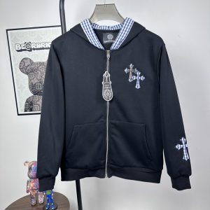 High Quality Chrome Hearts Fleece Hoodies For Autumn