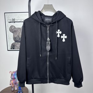 Designer 1:1 Chrome Hearts Fleece Hoodies For Autumn