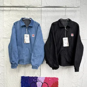 Designer AAA Carhartt Jacket Blue Denim Autumn