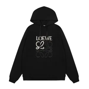 Designer Loewe Long-Sleeved Ash Ribbed Fabric Patch