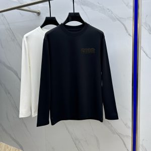 High Quality Dior Cotton Long-Sleeved T-Shirt For Autumn