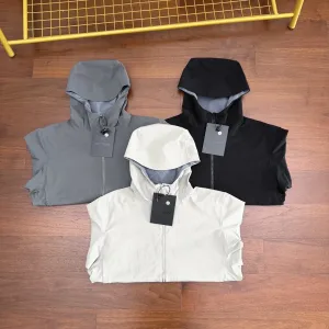 Reps Designer Archaeopteryx Outerwear Red Adjustable Drawstring Zippered Pocket Windproof Cuffs