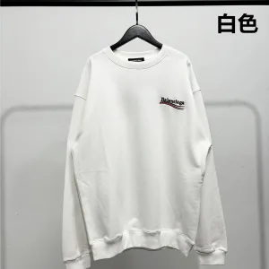 Designer Reps Balenciaga Sweatshirt Ash Cotton Embroidery