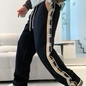 Designer Gucci Sweatpants Black