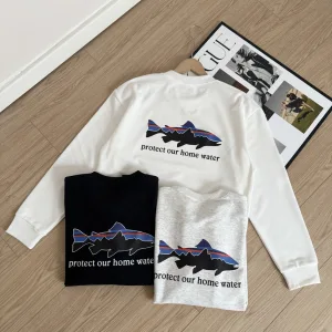Luxury Patagonia Sweatshirt Ash Cotton Spring Autumn Winter