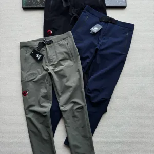 High Quality Mammut Trousers Red Eva Quick-Drying Autumn Zippered Pocket