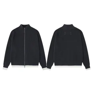 AAA Margiela Coat Ash Cotton Wool Urban Style Embroidery