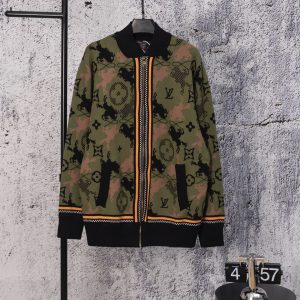 Designer Louis Vuitton Jacquard Outerwear For Fall