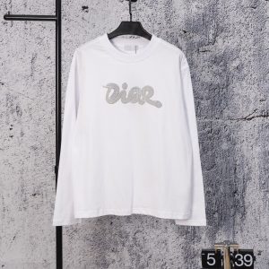 High Quality Dior Cotton Long-Sleeved T-Shirt