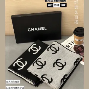 Designer Reps Chanel Shawl Ash Cashmere Autumn Winter And