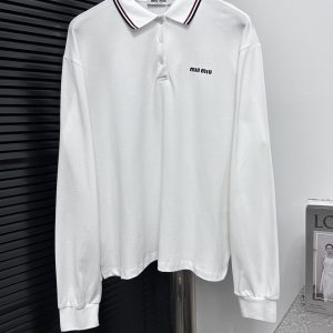 High Quality 1:1 Miu Miu Cotton Long Sleeves