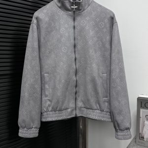 Designer High Quality Louis Vuitton Suede Outerwear
