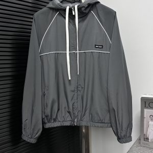 Luxury Aaa Miu Miu Aluminum Jacket
