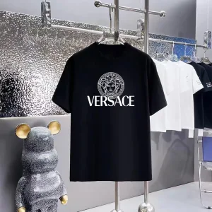 Designer Luxury Versace Cotton Short-Sleeved T-Shirt