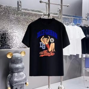 1:1 Luxury Dolce & Gabbana Cotton Short-Sleeved T-Shirt