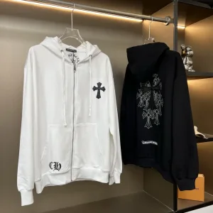 High Quality Chrome Hearts Cardigan Red Silk