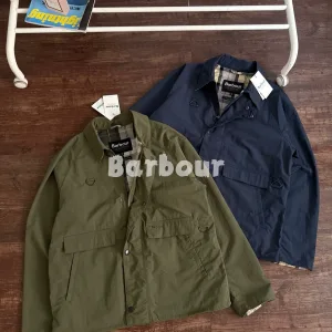 Super Clone Barbour Coat Red Cotton Pure Down Nylon