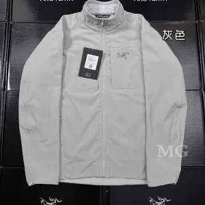 Luxury Archaeopteryx Jacket Red Windstopper Fleece Minimalist Style Urban Commuting Autumn Winter And