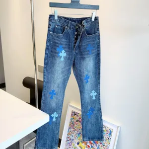 AAA Reps Chrome Hearts Jeans Red Patch