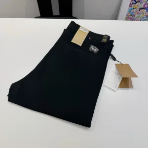 High Quality Burberry Trousers Red Silk Milk Golden Ratio