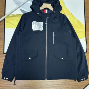 Reps AAA Moncler Outerwear Red Polyester Nylon Fiber Fabric Urban Style Sophistication Spring Autumn