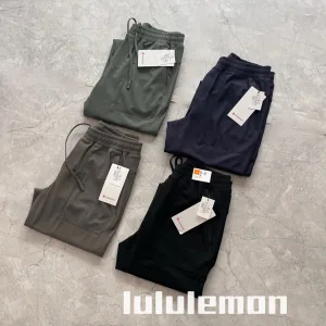 Luxury Lululemon Pants Red Suitable For Outdoor Sports Understated Luxury Autumn Winter Early Zippered Pocket