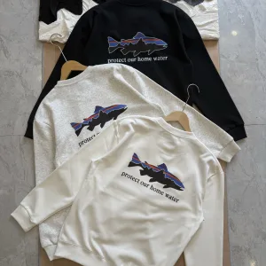 Reps AAA Patagonia Sweatshirt Ash Cotton Spring Autumn Winter