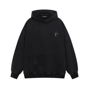 Reps Chrome Hearts Hoodie Ash Silk Embroidery