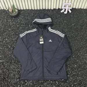 Super Clone High Quality Adidas Outerwear Red Mesh Woven Fabric Spring Autumn Zippered Pocket