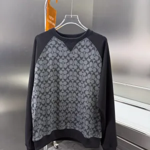 Luxury Coach Sweatshirt Red Street Style