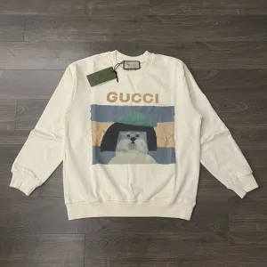 High Quality Gucci Hoodies Ash Cotton Pure Relaxed Fit Exquisite Tailoring Plastisol Printing