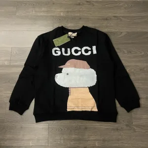 High Quality Gucci Hoodies Ash Cotton Pure Relaxed Fit Exquisite Tailoring Plastisol Printing