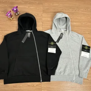 Designer Stone Island Jacket Ash Cotton Polyester Exquisite Workmanship Street Style High-End Quality