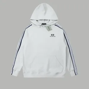 Super Clone Balenciaga Hoodie Red Cotton Pure Autumn Winter Patch