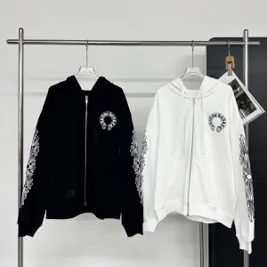 Super Clone Chrome Hearts Jacket Black Autumn